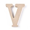 Letter Unfinished Wood Slices DIY-WH0162-62V-1