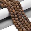 Natural Tibetan 3-Eye dZi Agate Beads Strands G-B079-C01-02-2