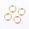 304 Stainless Steel Open Jump Rings STAS-O098-01G-08-1