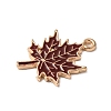 Thanksgiving Day Theme Alloy Enamel Pendants ENAM-M002-03G-04-2