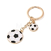 Football Theme Alloy & Enamel Keychains AL-A001-01E-G-2