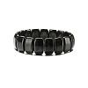 Non-magnetic Synthetic Hematite Beaded Stretch Bracelets for Men FS-WG73B41-08-1