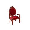 Wood Armchair Miniature Ornaments PW-WGDA745-02-1