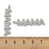 Brass Micro Pave Cubic Zirconia Pendants KK-K378-11P-3