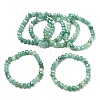 AB Color Faceted Rondelle Glass Beaded Stretch Bracelets for Women BJEW-PH01820-11-1