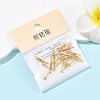 SHEGRACE Brass Lightning Bolt Charms XGR0168G-106G-6