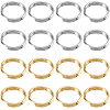 2 Colors 304 Stainless Steel Split Rings STAS-SC0009-25C-1
