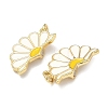 Brass Enamel Pendants KK-A293-22G-2