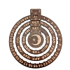 Wooden Circular Calendar Pendant Decoration PW-WGC8DCF-01-1