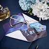 20 Sheets 5 Style Universe Themed Microfibre Glasses Cleaning Cloth AJEW-CN0002-02-4