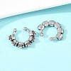 316 Stainless Steel Hoop Nose Rings AJEW-C044-05E-AS-2