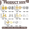 80Pcs 10 Styles West Cowboy  Theme Tibetan Style Alloy Pendants FIND-FG0005-23-2
