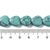 Synthetic Turquoise Beads Strands G-I372-A07-01-3