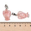 Cherry Quartz Glass Pendants G-B127-10P-15-4