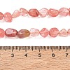 Cherry Quartz Glass Beads Strands GG-CBA9392-26-3