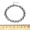 304 Stainless Steel Rolo Chain Bracelets for Women BJEW-A160-05P-5