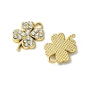 UV Plating Alloy Rhinestone Pendants FIND-B039-02G-02-2
