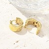 304 Stainless Steel Hoop Earrings for Women EJEW-C096-65G-5