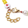 Summer Beach Acrylic Shell & Plastic Beaded Bracelets BJEW-JB10413-4