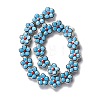 Handmade Porcelain Flower Beads Strands PORC-F003-01J-3