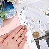 10Pcs 5 Style Real Real 18K Gold Plated Plated Brass Charms FIND-CN0001-28-3