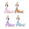Alloy Enamel Pendants ENAM-K085-01-1