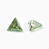 Cubic Zirconia Pointed Back Cabochons ZIRC-WH0001-A05-2