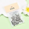 SHEGRACE Brass Slide On End Clasp Tubes XGRQ1R195-356P-6