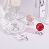 Alloy Crystal Ball Holders ODIS-WH0007-59B-P-4