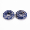 Natural Blue Spot Jasper Pendants G-T122-66E-2