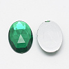 Acrylic Rhinestone Flat Back Cabochons GACR-Q011-10x14-12-2