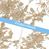 2Pcs 3D Flower Beading Polyster Embroidery Ornaments Accessories DIY-CY0003-64C-6