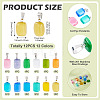 12Pcs 12 Colors Cat Eye Pendants CE-TA0001-04-4