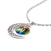 Rainbow Pride Necklace NJEW-F291-01C-1