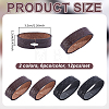 4Bags 2 Colors Cowhide Belt Loop Keepers FIND-PH0061-98B-2
