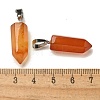 Natural Red Agate(Dyed & Heated) Pendants G-Z067-07P-16-4
