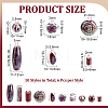 60Pcs 10 Styles Handmade Porcelain Beads PORC-ME0001-21-2