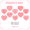 Valentine's Day PP Plastic Cookie Cutters DIY-HY0003-56D-2