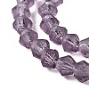 Imitate Austrian Crystal Frosted Glass Beads Strands EGLA-A039-T2mm-MD04-4
