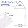 Erasable PVC Hanging Price Tags with Rope CDIS-WH0021-069B-02-2