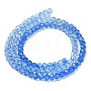 Transparent Painted Glass Beads Strands X1-DGLA-A034-T3mm-A01-5