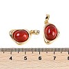 Natural Carnelian(Dyed & Heated) Pendants KK-U043-52G-02-3