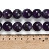Natural Chevron Amethyst Beads Strands G-I222-16mm-01-5