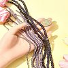 Electroplate Glass Beads Strands EGLA-FS0001-42F-9