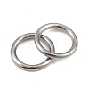 304 Stainless Steel Closed Jump Rings STAS-G393-06P-13-3
