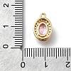 Brass Micro Pave Cubic Zirconia Pendants KK-D312-09G-03-3