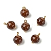 Alloy Glass Pendants GLAA-P080-03G-08-1