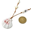 Shell Pendant Necklaces NJEW-TA00179-01-4