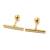 Ion Plating(IP) 304 Stainless Steel Stud Earrings EJEW-Z034-04D-G-1