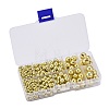 5 Sizes Plating Acrylic Beads PACR-LS0001-01G-7